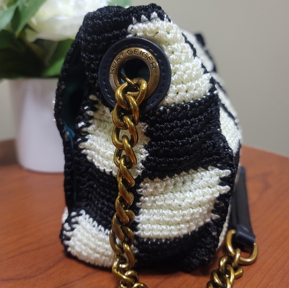 Large Kensington Crochet Shoulder Bag Kurt Geiger London - Picture 5 of 12